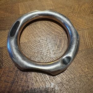 Tiffany & Co. Frank Gehry Silver and Ebony Bangle Bracelet